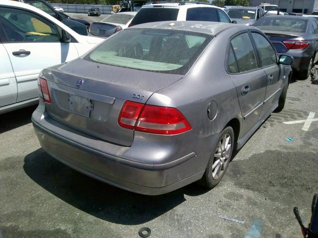 YS3FD49Y941018715 - 2004 SAAB 9-3 ARC GRAY photo 4