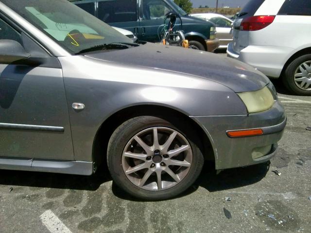 YS3FD49Y941018715 - 2004 SAAB 9-3 ARC GRAY photo 9