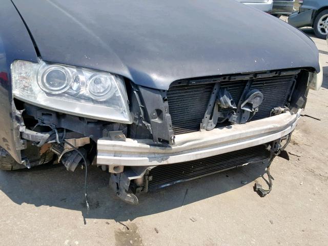 WAUMV44E37N011049 - 2007 AUDI A8 L QUATT BLUE photo 9