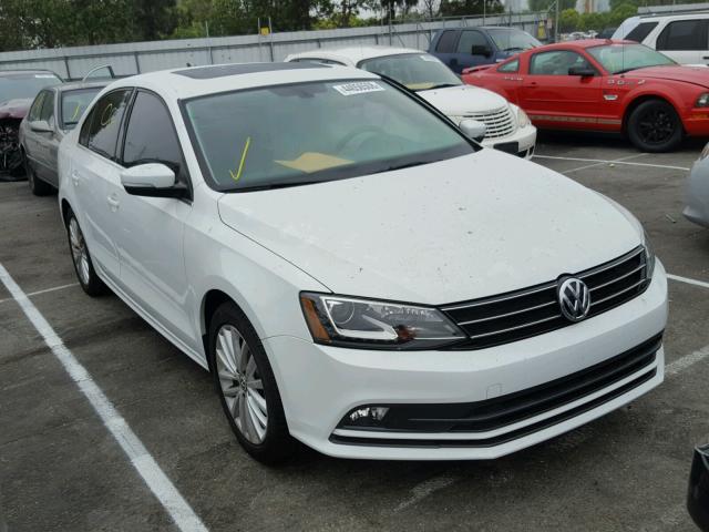 3VWL17AJXGM264096 - 2016 VOLKSWAGEN JETTA SEL WHITE photo 1