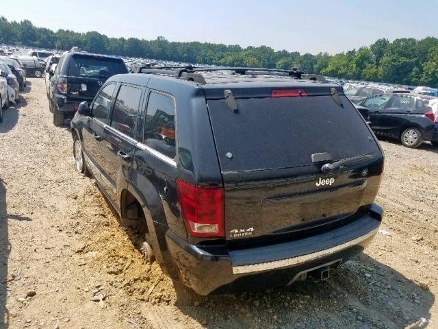 1J4HR58N76C224356 - 2006 JEEP GRAND CHER BLACK photo 3