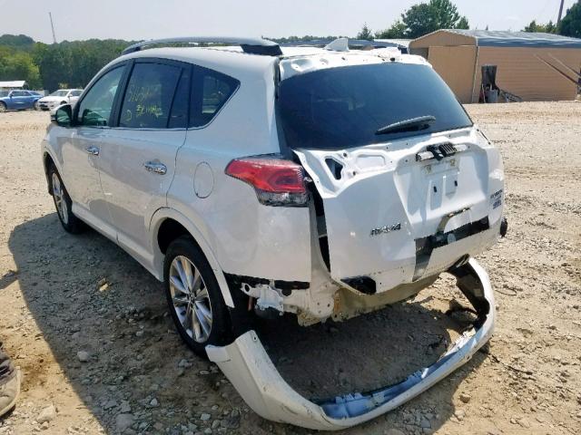 2T3DFREV7HW558914 - 2017 TOYOTA RAV4 LIMIT WHITE photo 3