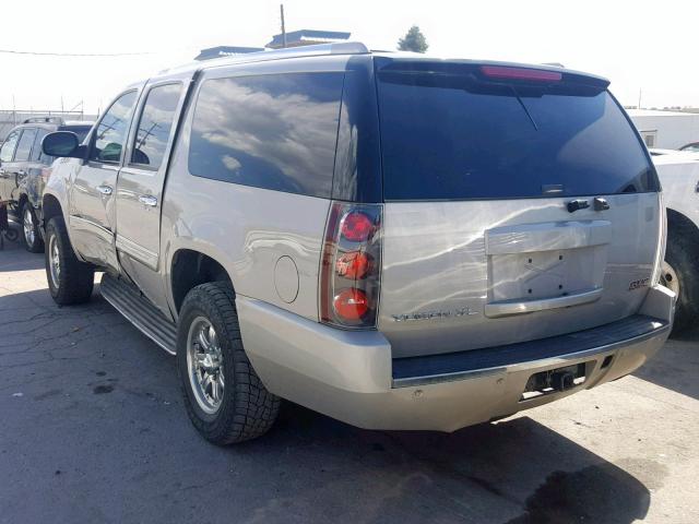 1GKFK66817J162216 - 2007 GMC YUKON XL D BEIGE photo 3