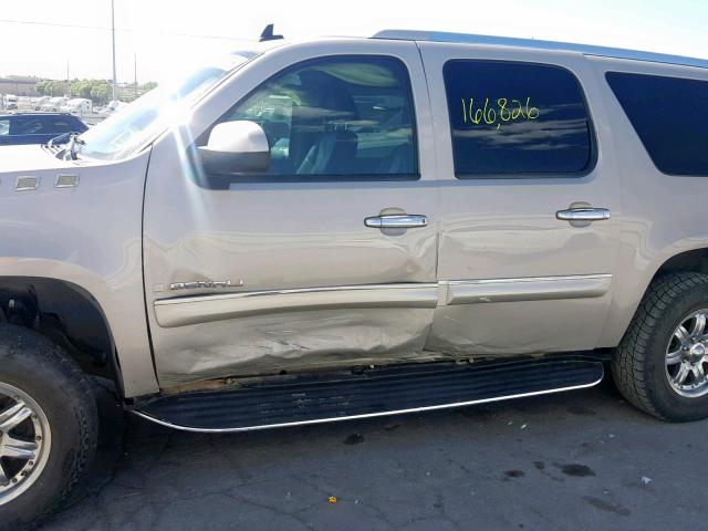 1GKFK66817J162216 - 2007 GMC YUKON XL D BEIGE photo 9