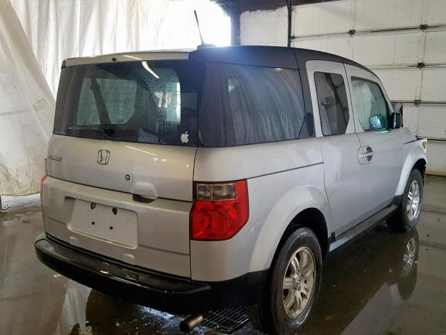 5J6YH28798L016825 - 2008 HONDA ELEMENT EX SILVER photo 4