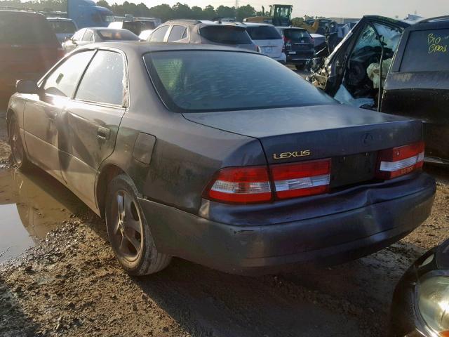 JT8BF28G7Y5087297 - 2000 LEXUS ES 300 GRAY photo 3