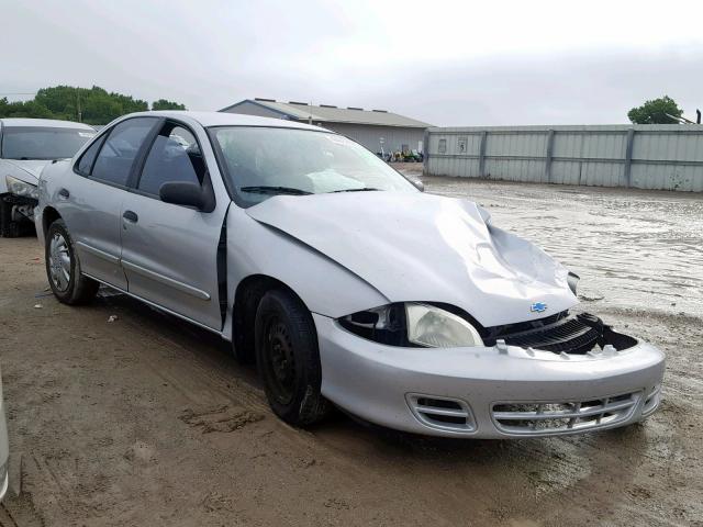 1G1JF524727275271 - 2002 CHEVROLET CAVALIER L SILVER photo 1