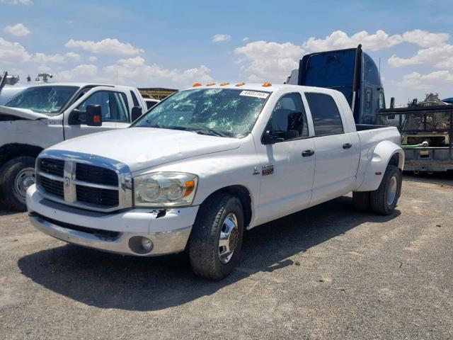 3D7ML49A47G837793 - 2007 DODGE RAM 3500 WHITE photo 2