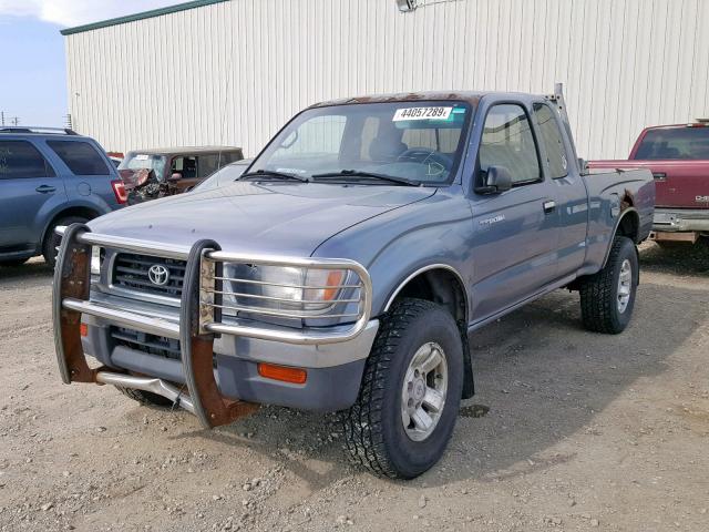 4TAWN72N9VZ306481 - 1997 TOYOTA TACOMA XTR GRAY photo 2