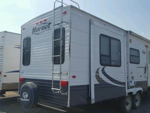 4YDT31R2187203672 - 2008 KEYSTONE HORNET WHITE photo 9