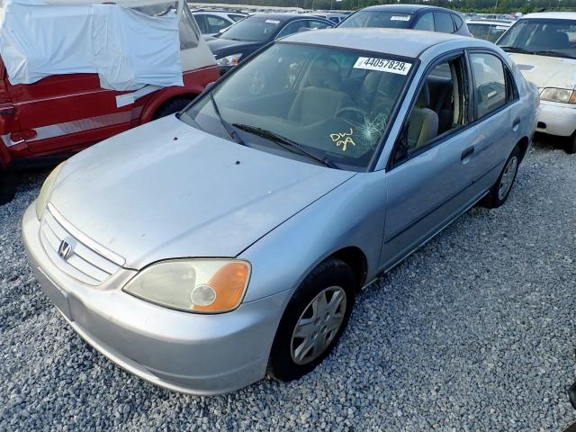 2HGES16103H566604 - 2003 HONDA CIVIC DX SILVER photo 2