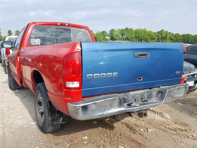 1D7HA16D83J637853 - 2003 DODGE RAM 1500 S RED photo 3