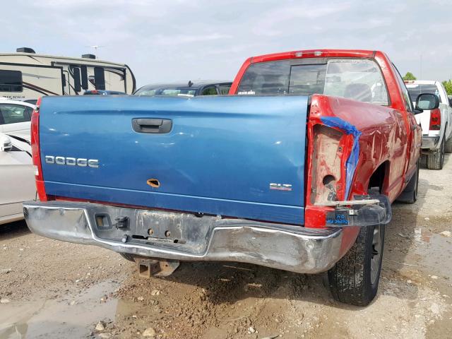 1D7HA16D83J637853 - 2003 DODGE RAM 1500 S RED photo 4