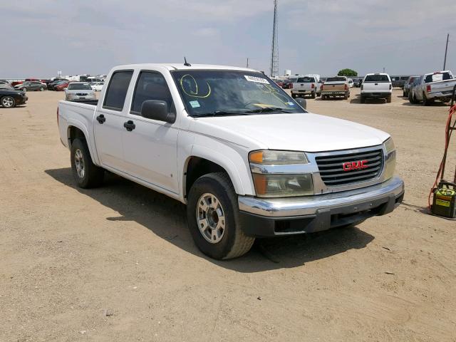 1GTCS33E888210911 - 2008 GMC CANYON SLE WHITE photo 1