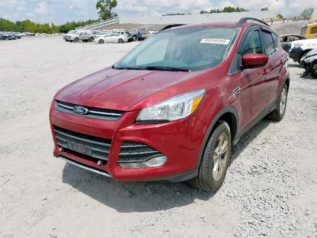 1FMCU0GX7GUA38280 - 2016 FORD ESCAPE SE BURGUNDY photo 2