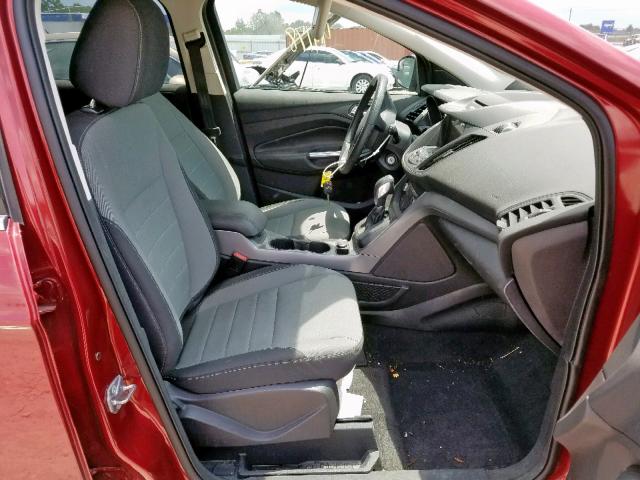 1FMCU0GX7GUA38280 - 2016 FORD ESCAPE SE BURGUNDY photo 5