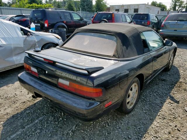 JN3MS36A0NW100112 - 1992 NISSAN 240SX BLACK photo 4