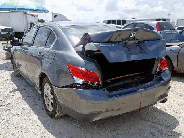 1HGCP26449A048737 - 2009 HONDA ACCORD LXP GRAY photo 3