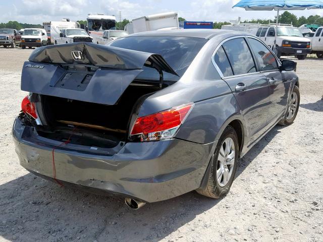 1HGCP26449A048737 - 2009 HONDA ACCORD LXP GRAY photo 4