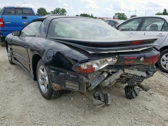 2G2FS22K922120285 - 2002 PONTIAC FIREBIRD BLACK photo 3