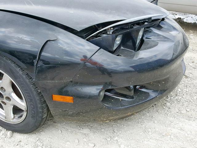 2G2FS22K922120285 - 2002 PONTIAC FIREBIRD BLACK photo 9