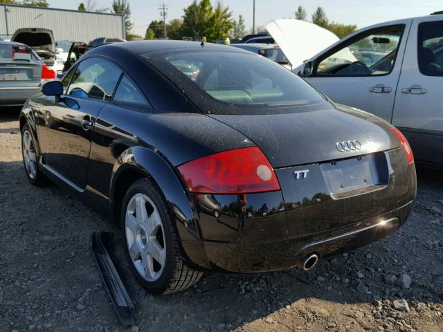 TRUTC28N0Y1001421 - 2000 AUDI TT BLACK photo 3