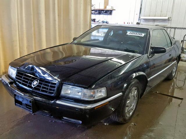 1G6ET1290VU606805 - 1997 CADILLAC ELDORADO T BLACK photo 2