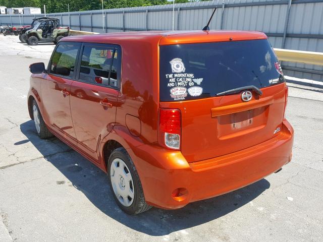 JTLZE4FE3CJ008566 - 2012 TOYOTA SCION XB 橙色 照片 3