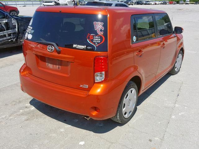 JTLZE4FE3CJ008566 - 2012 TOYOTA SCION XB 橙色 照片 4