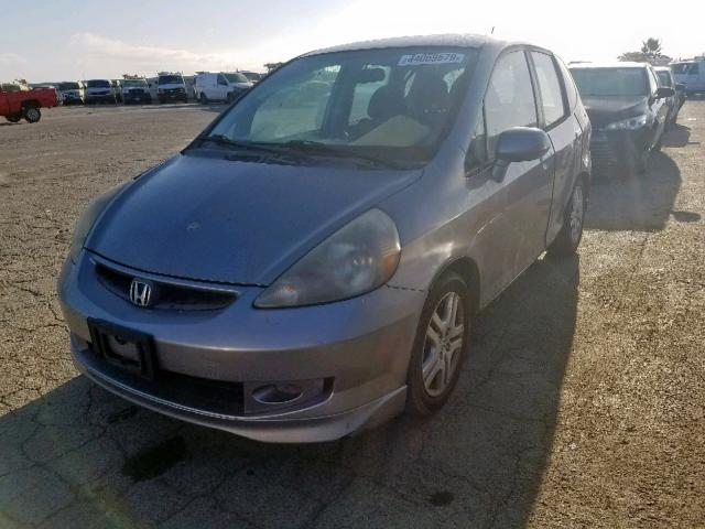JHMGD38627S023323 - 2007 HONDA FIT S 灰色 照片 2