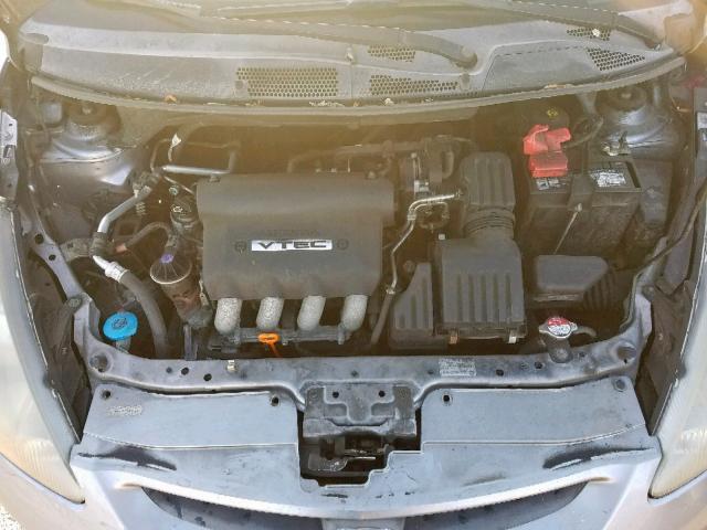 JHMGD38627S023323 - 2007 HONDA FIT S 灰色 照片 7