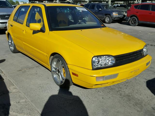 3VWFA81HXTM113401 - 1996 VOLKSWAGEN GOLF GL YELLOW photo 1