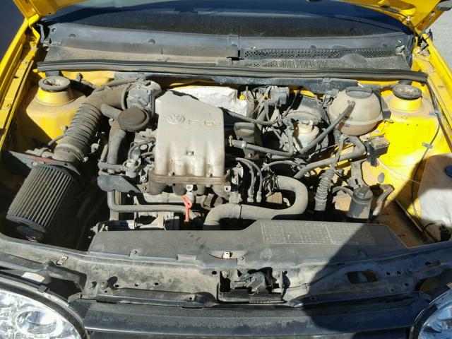 3VWFA81HXTM113401 - 1996 VOLKSWAGEN GOLF GL YELLOW photo 7