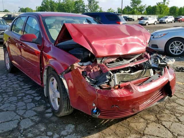 1G1AT58H797163146 - 2009 CHEVROLET COBALT LT RED photo 1