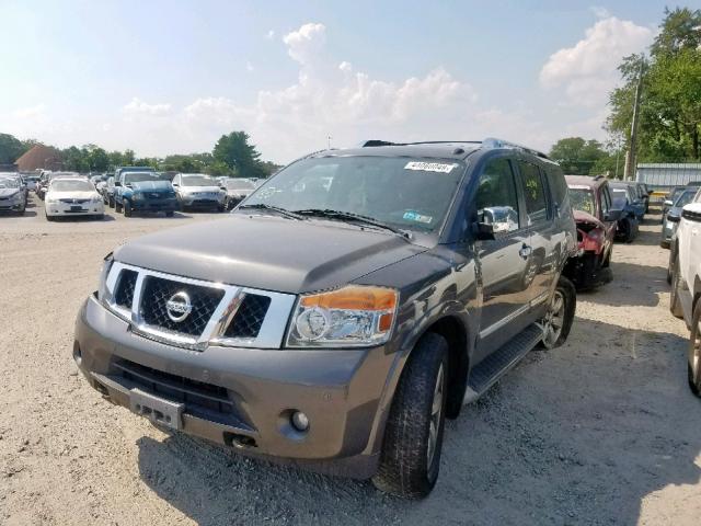 5N1AA0NE5BN618664 - 2011 NISSAN ARMADA PLA GRAY photo 2