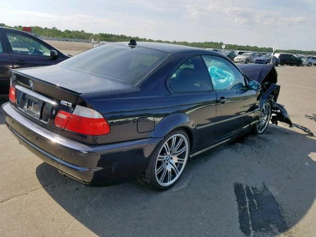 WBSBL93435PN61044 - 2005 BMW M3 BLACK photo 4