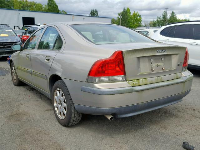 YV1RS61R512012954 - 2001 VOLVO S60 GOLD photo 3