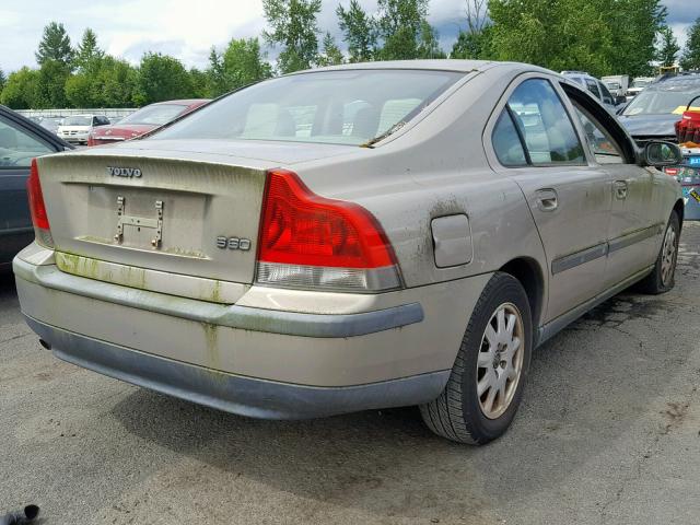 YV1RS61R512012954 - 2001 VOLVO S60 GOLD photo 4