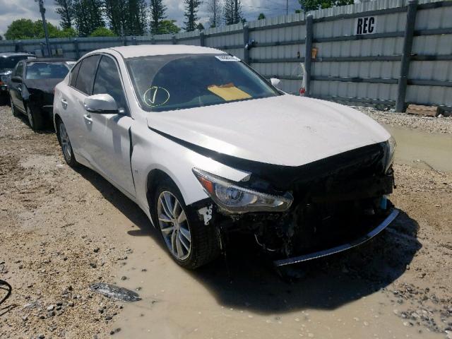 JN1BV7AP2EM687676 - 2014 INFINITI Q50 BASE WHITE photo 1