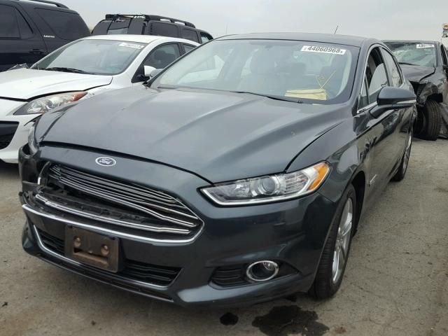 3FA6P0SU1FR247712 - 2015 FORD FUSION TIT GREEN photo 2