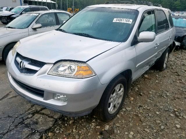 2HNYD18826H511554 - 2006 ACURA MDX TOURIN SILVER photo 2