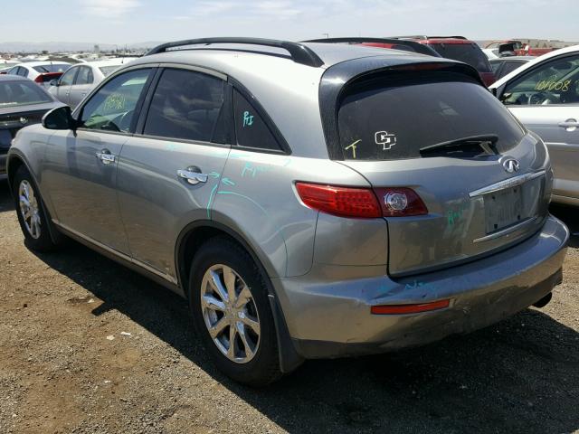 JNRAS08UX6X103240 - 2006 INFINITI FX35 GRAY photo 3