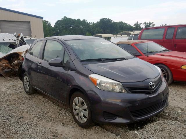 JTDJTUD35CD534163 - 2012 TOYOTA YARIS GRAY photo 1