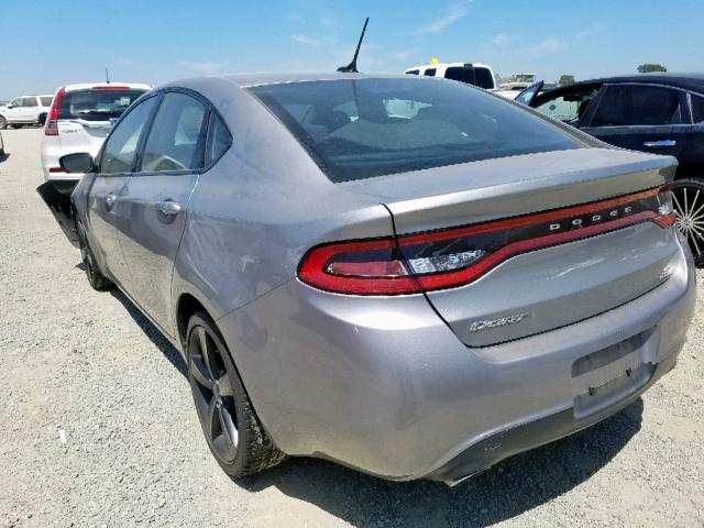 1C3CDFBB5ED866512 - 2014 DODGE DART SXT GRAY photo 3