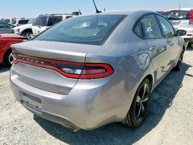 1C3CDFBB5ED866512 - 2014 DODGE DART SXT GRAY photo 4