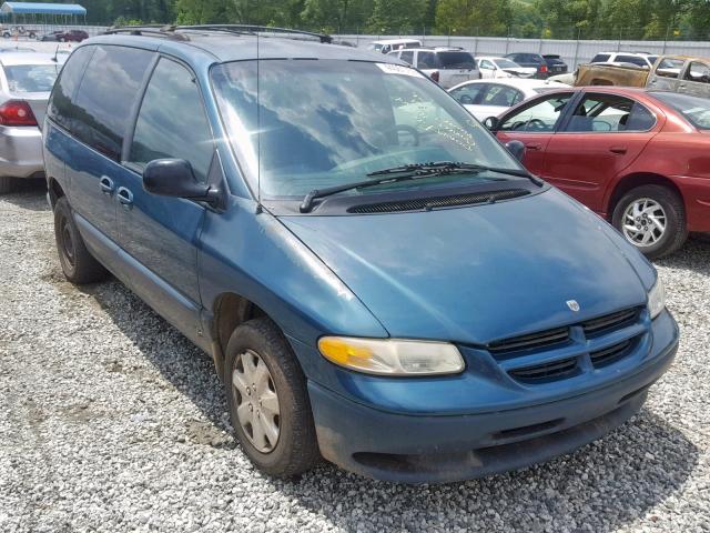 2B4GP45G1YR868028 - 2000 DODGE CARAVAN SE GREEN photo 1