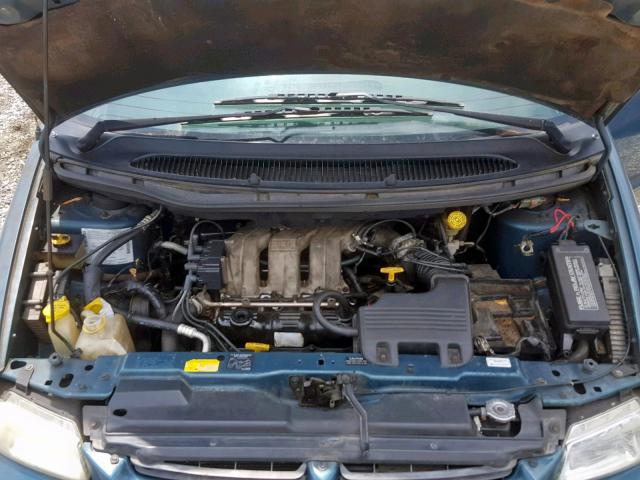 2B4GP45G1YR868028 - 2000 DODGE CARAVAN SE GREEN photo 7