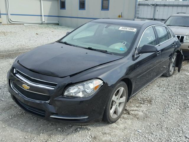 1G1ZC5E12BF389763 - 2011 CHEVROLET MALIBU 1LT BLACK photo 2