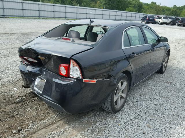 1G1ZC5E12BF389763 - 2011 CHEVROLET MALIBU 1LT BLACK photo 4