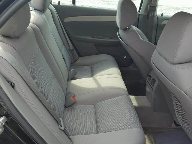 1G1ZC5E12BF389763 - 2011 CHEVROLET MALIBU 1LT BLACK photo 6